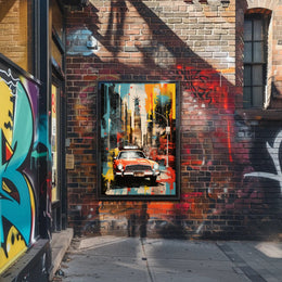 Urban Vibes A Colorful Journey Poster