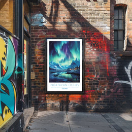 Northern Lights in Iceland Poster