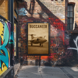 Buccaneer Aircraft Poster