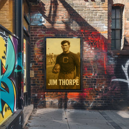 Jim Thorpe Legendary Athlete Poster