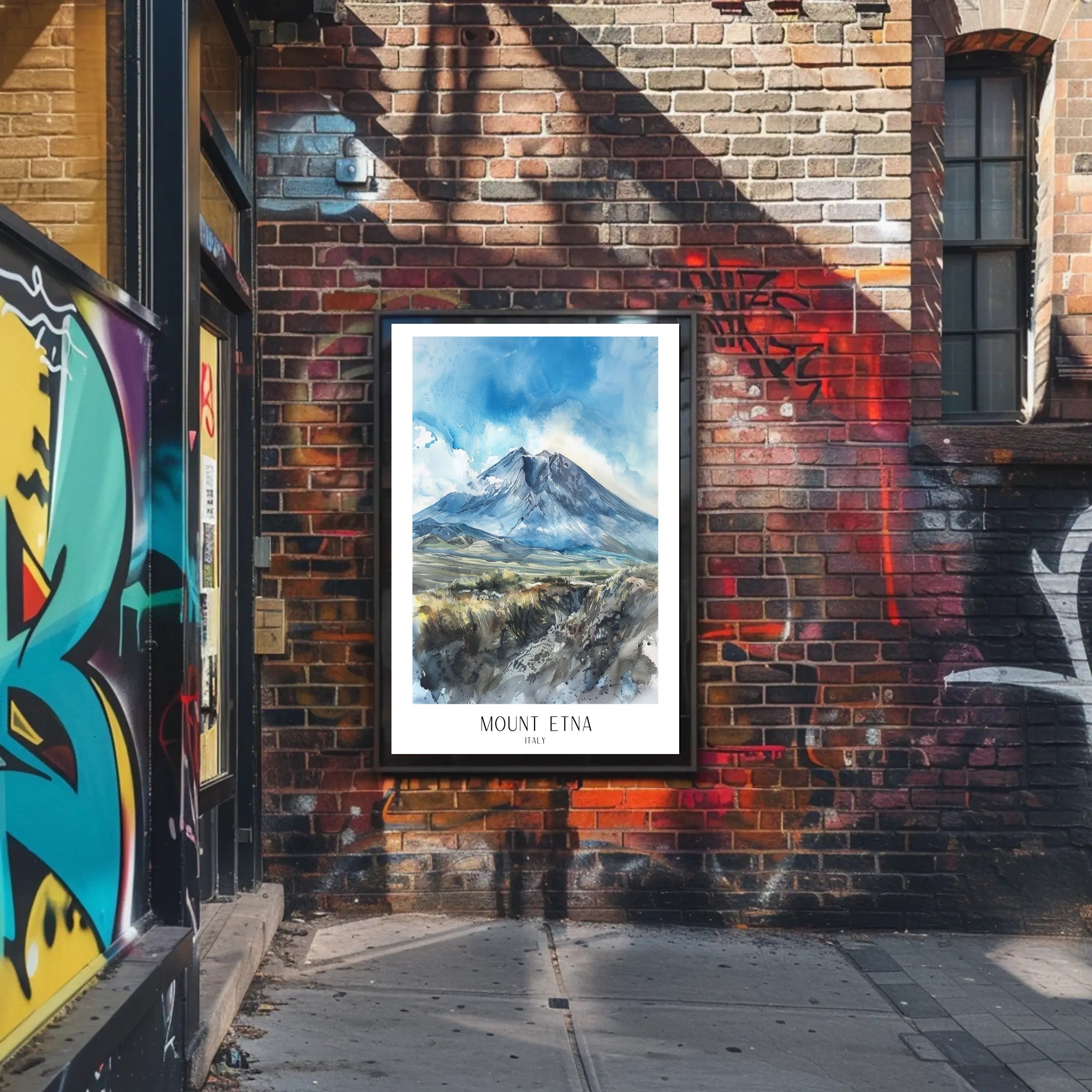 Mount Etna Poster PosterGoat