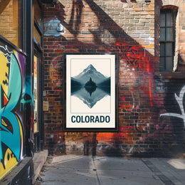Colorado Mountain Reflection Poster