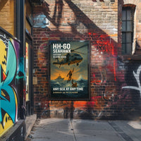 HH60 Seahawk  Any Sea at Any Time Poster PosterGoat