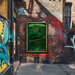 Master Of The Wild Green Anaconda Poster