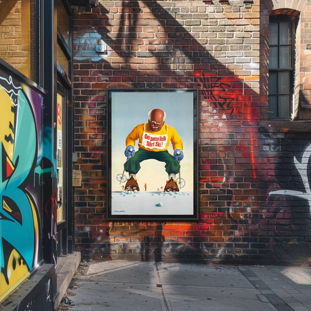Skiing For Everyone Poster