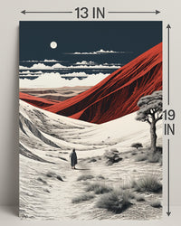 Desert Wanderer Poster