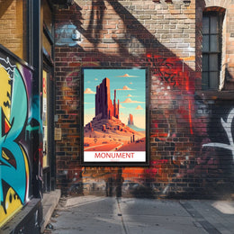 Monument Valley Sunrise Adventure Travel Poster