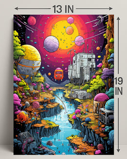 Cosmic Landscape Adventure Poster PosterGoat