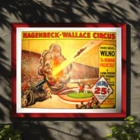 Hagenbeck-Wallace Circus – Daredevil Wilno Poster