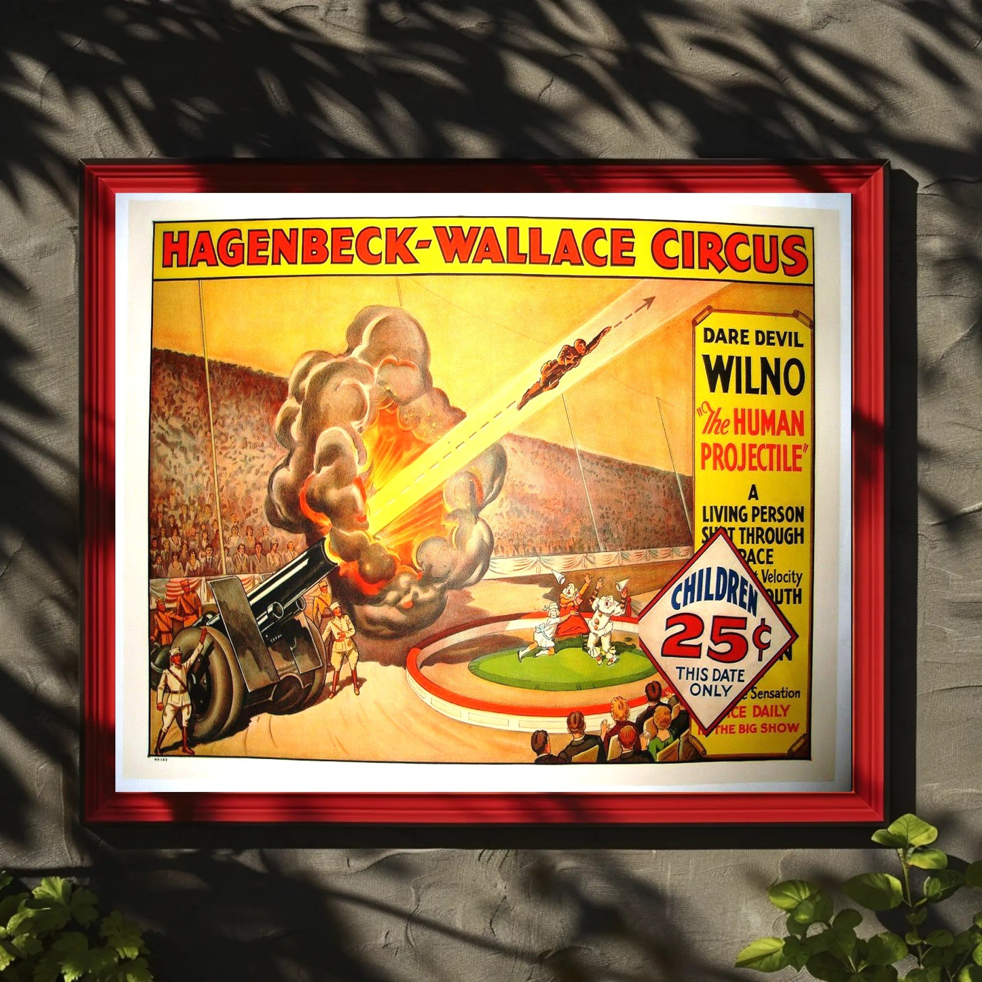 Hagenbeck-Wallace Circus – Daredevil Wilno Poster