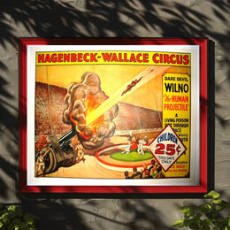 Hagenbeck-Wallace Circus – Daredevil Wilno Poster