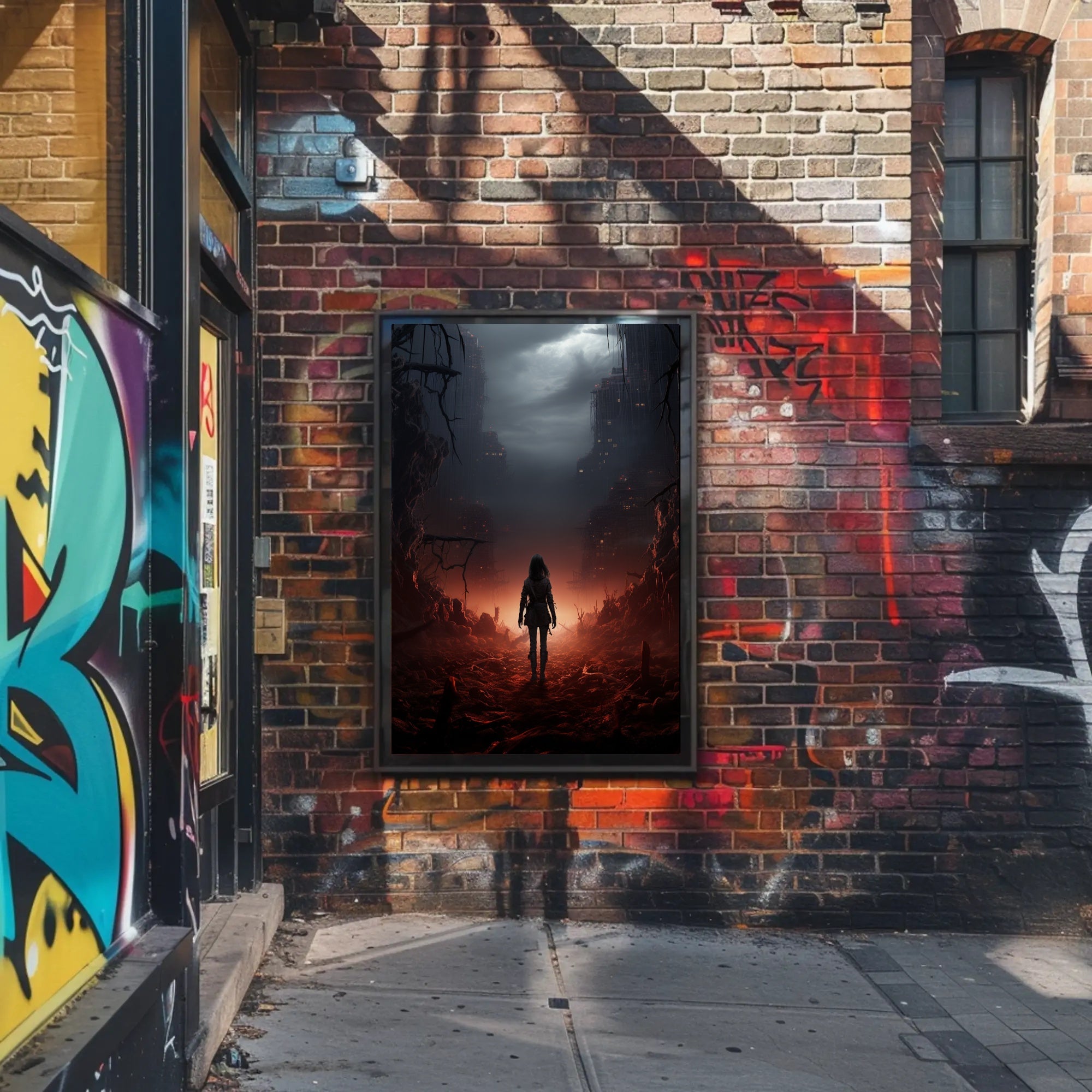 Journey Through The Ruins Poster