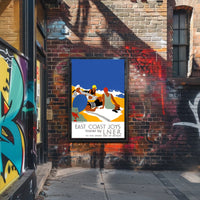 East Coast Joys Sun-Bathing Poster