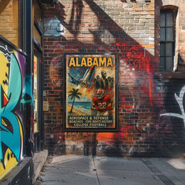 Alabama A Tapestry of Heritage and Progress Poster