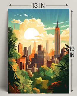 Urban Sunrise Poster