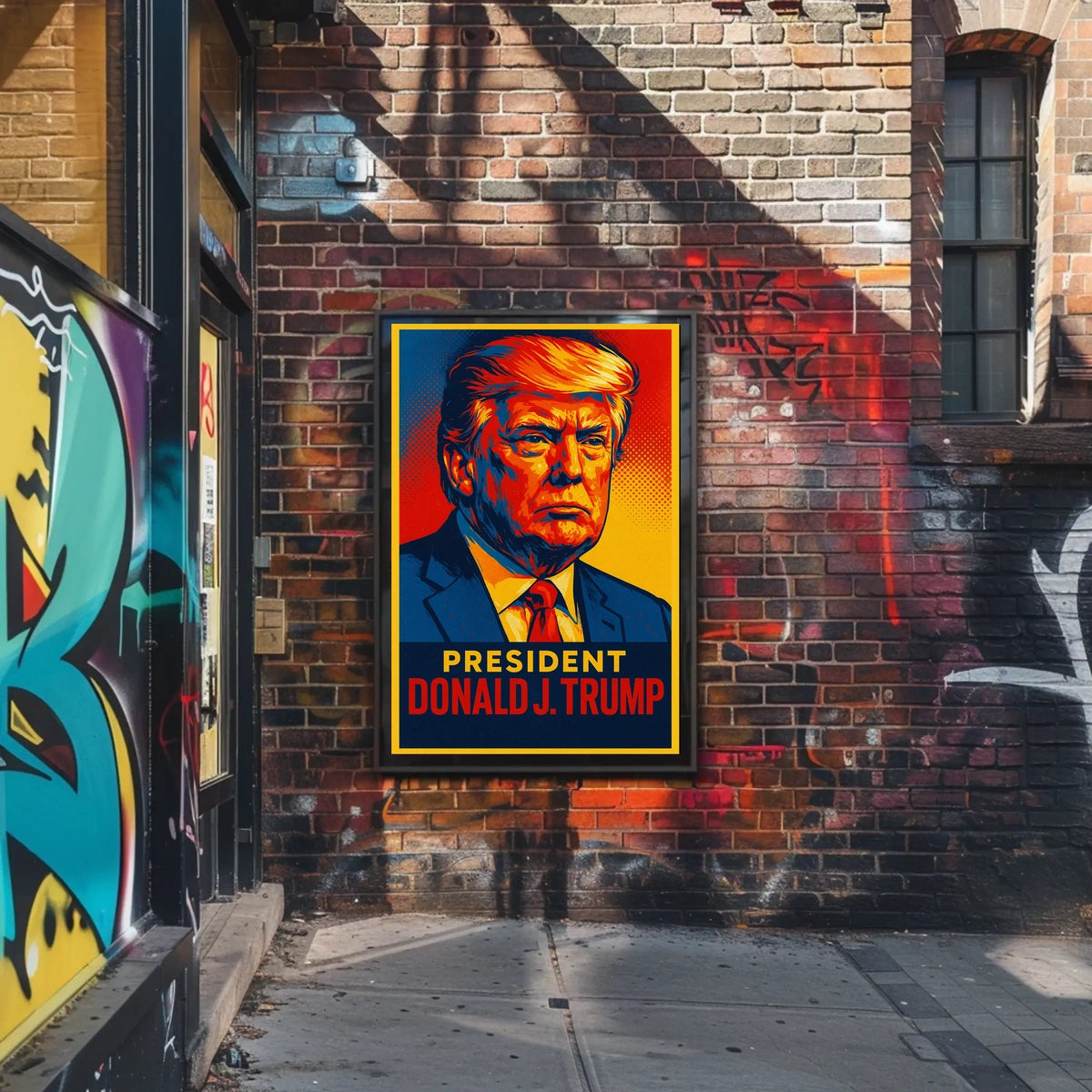 Donald J. Trump President Poster