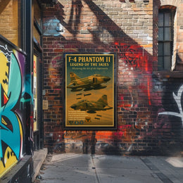 F-4 Phantom Ii Legend Of The Skies Poster