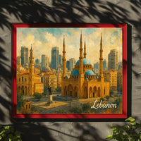 Beiruts Architectural Harmony Poster