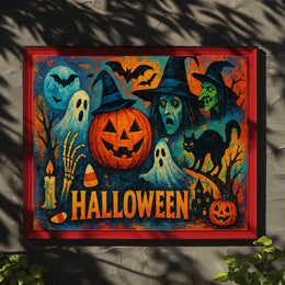 Halloween Spooktacular Gothic Collector Poster