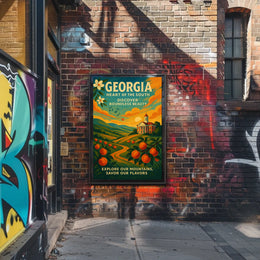 Georgia Heart Of The South Poster
