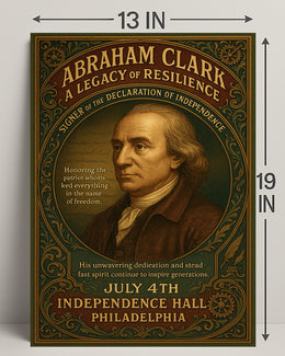 Revolutionary Patriot at Independence Hall Historical or Presidential Poster