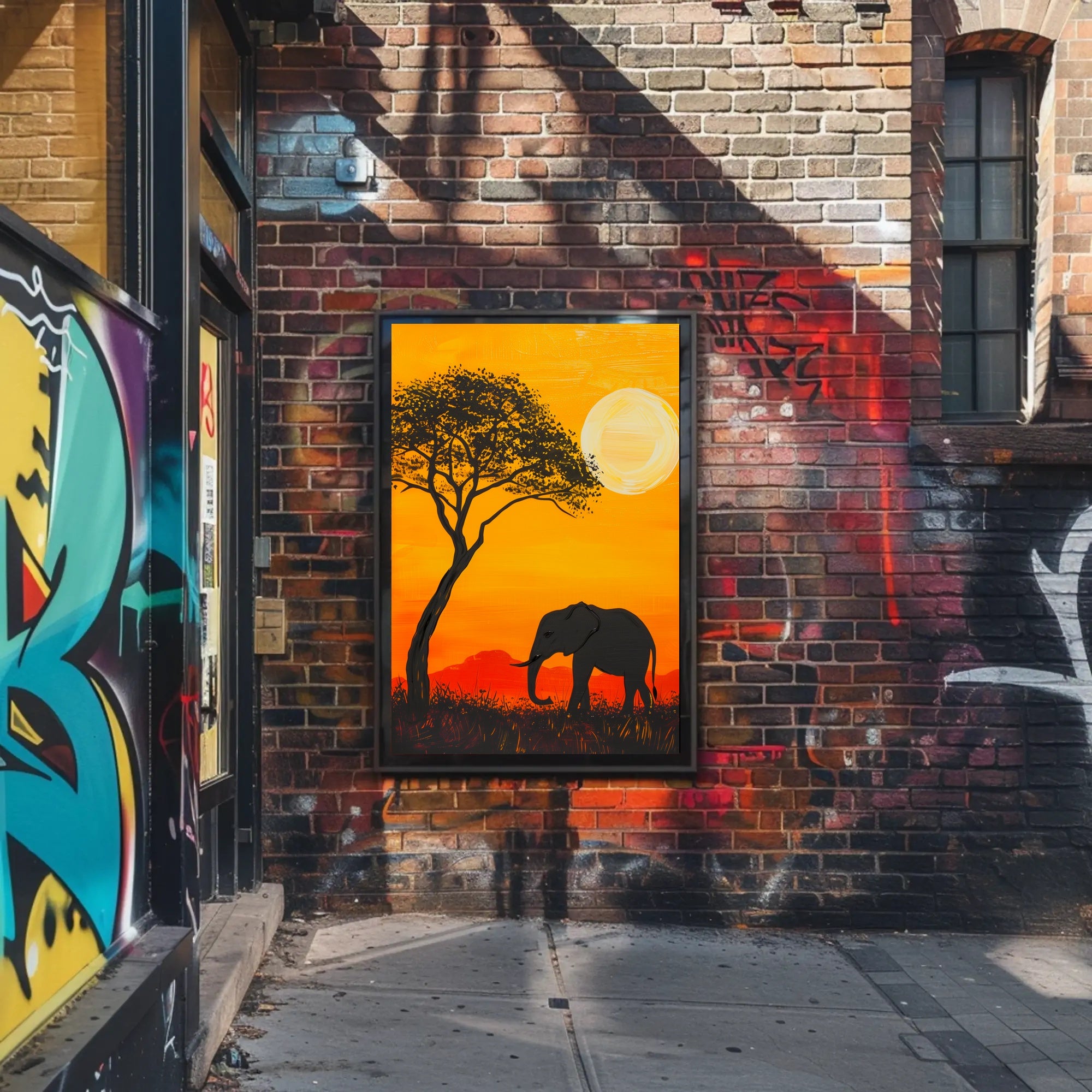 Sunset Serenade Scenic Poster Wall Art Print
