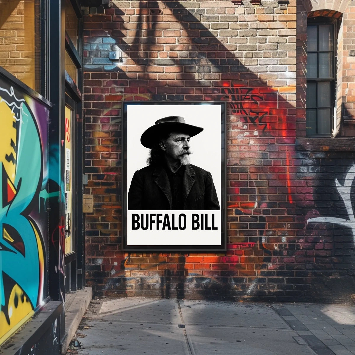 Buffalo Bill Historic American Old West Heritage Poster