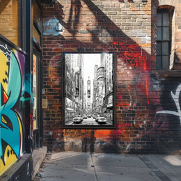 Times Square Urban Vibe Travel Poster