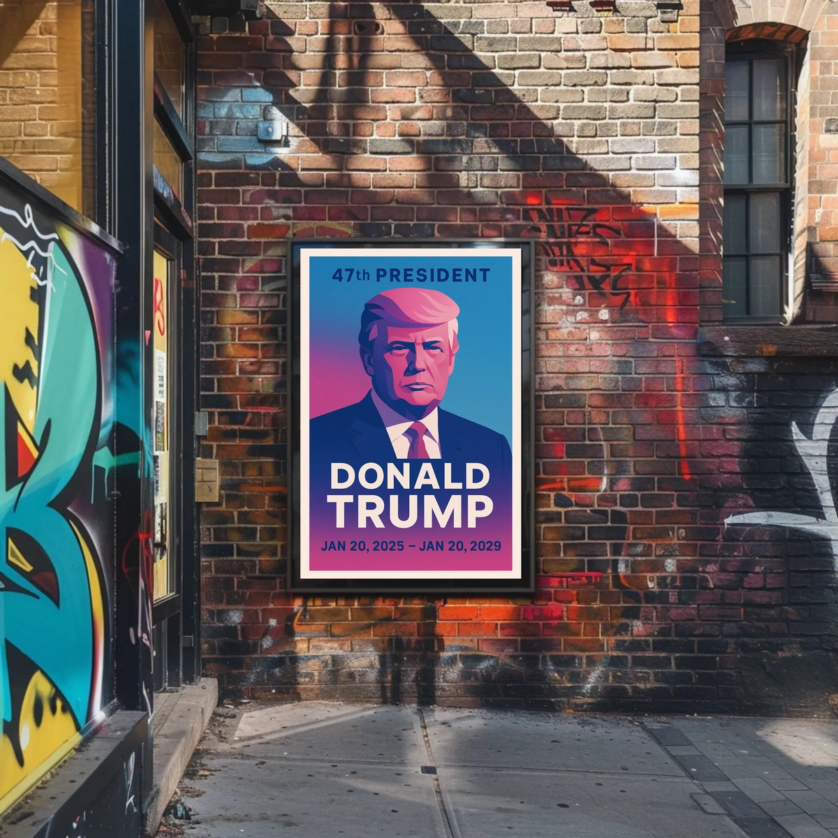 Donald Trump 47th President Poster