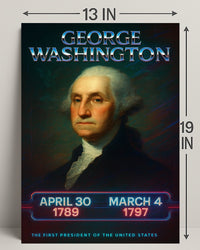 George Washington 1st President Poster PosterGoat