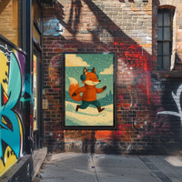 Winter Fox Adventure Poster