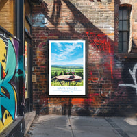 Napa Valley Wine Country Travel Poster