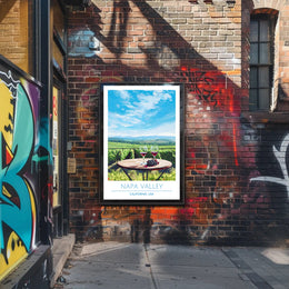 Napa Valley Wine Country Travel Poster