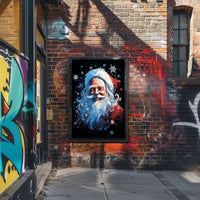 Santa Claus Festive Art Print Poster Abstract, Artistic Category