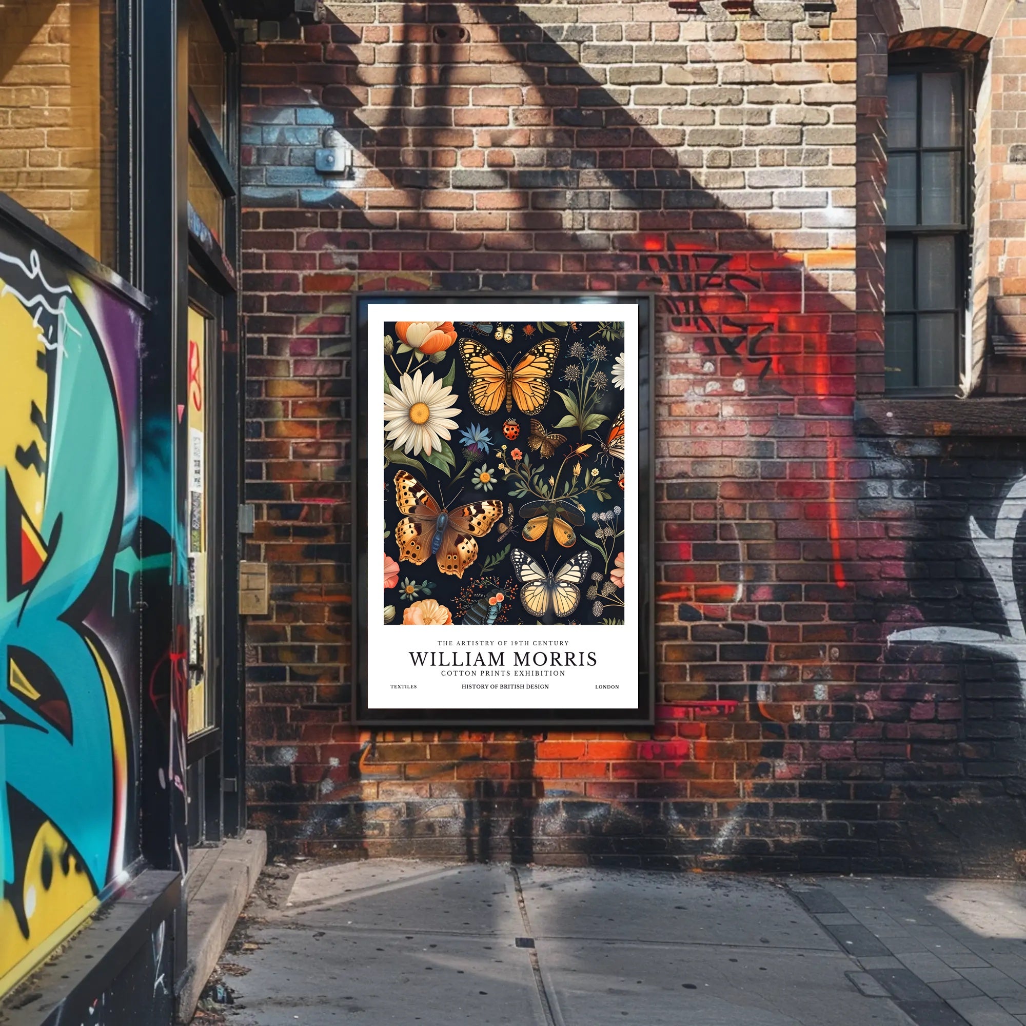 William Morris Exhibition Heritage Poster