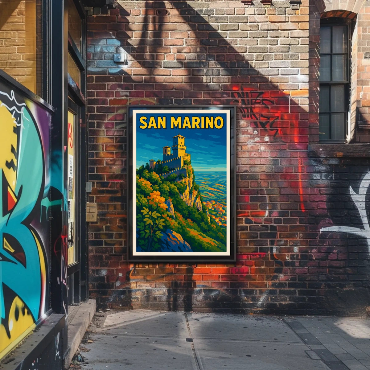 San Marino A Scenic Escape Poster