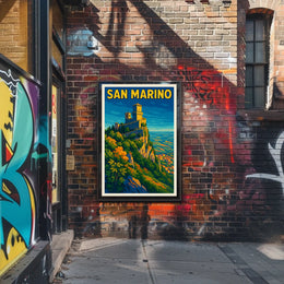 San Marino A Scenic Escape Poster