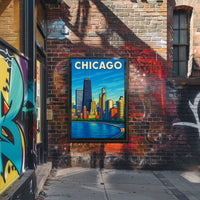 Chicago Skyline Poster