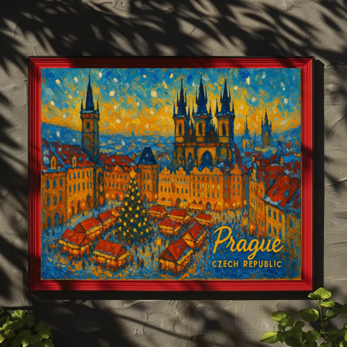 Prague Winter Market Poster