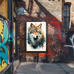 Majestic Wolf In Nature Poster PosterGoat