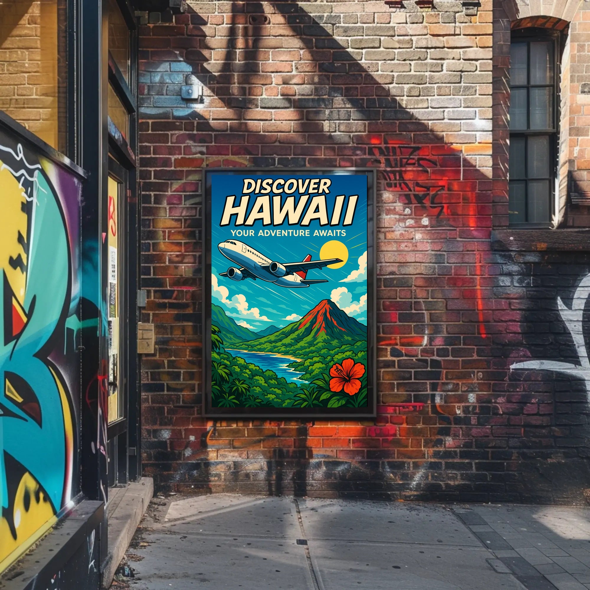 Discover Hawaii Travel Poster Art Print PosterGoat