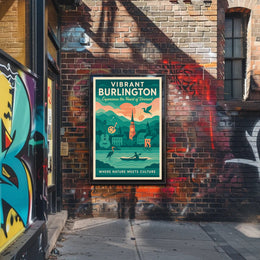 Vibrant Burlington Wall Art Print Decor