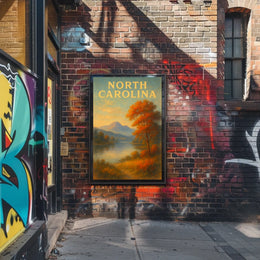 North Carolina Landscape Poster