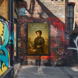 St. Elizabeth Ann Seton A Beacon of Faith Poster