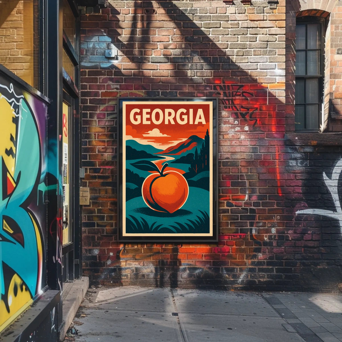 Georgia Peach Poster