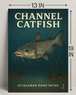 Channel Catfish Poster PosterGoat