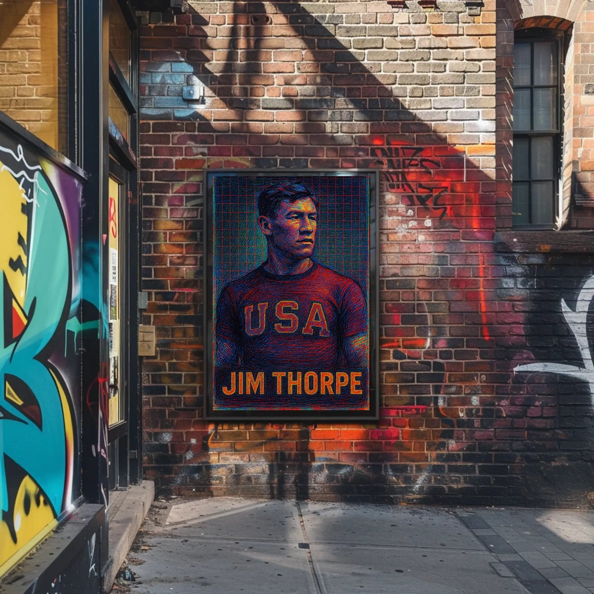 Jim Thorpe Tribute Poster