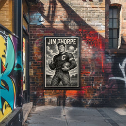 Jim Thorpe Legendary Athlete Poster