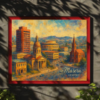 Maseru Cityscape Travel Minimalist Poster