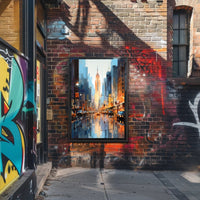 Urban Reflections Poster PosterGoat